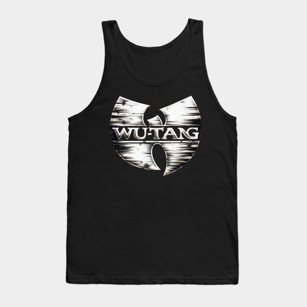 Wutang Distressed effect Tank Top by thestaroflove